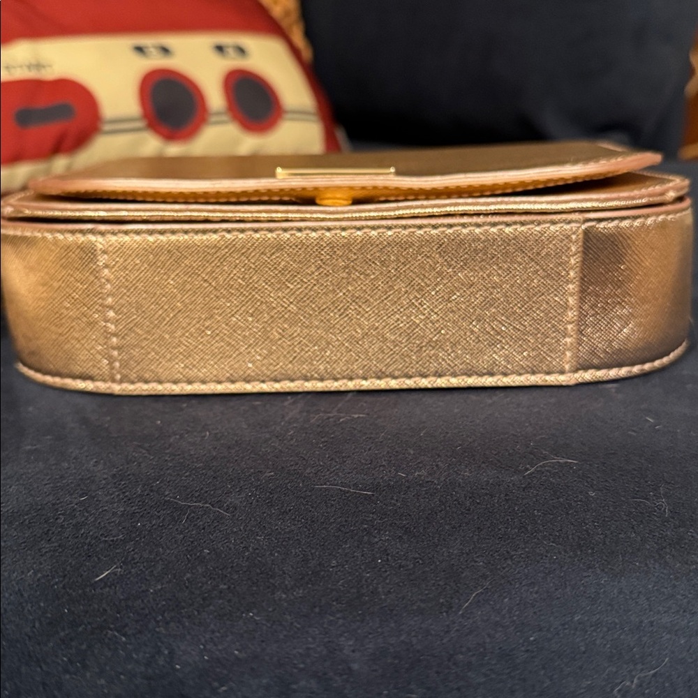 Kate Spade Gold Crossbody Bag with Flap Closure - Picture 11 of 16